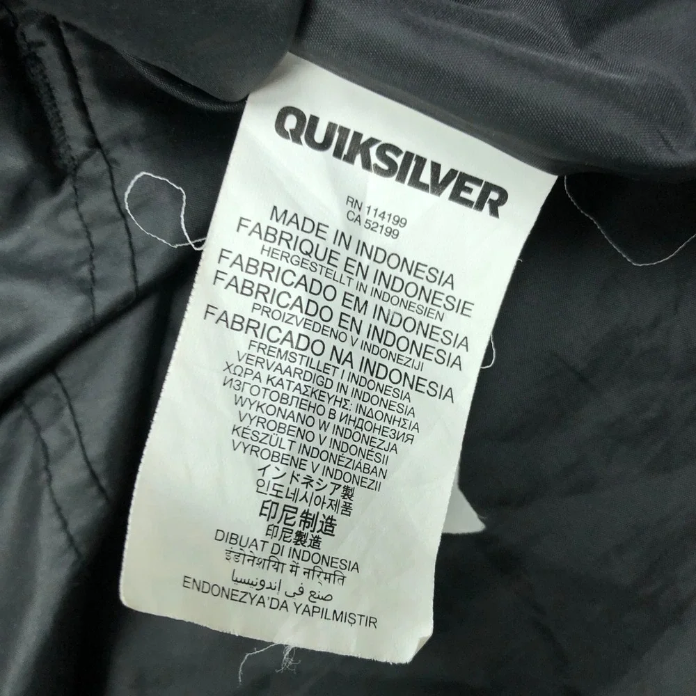 Quiksilver Jacket Mens L Snowboard Ski DryFlight 10K Waterproof Hooded Green